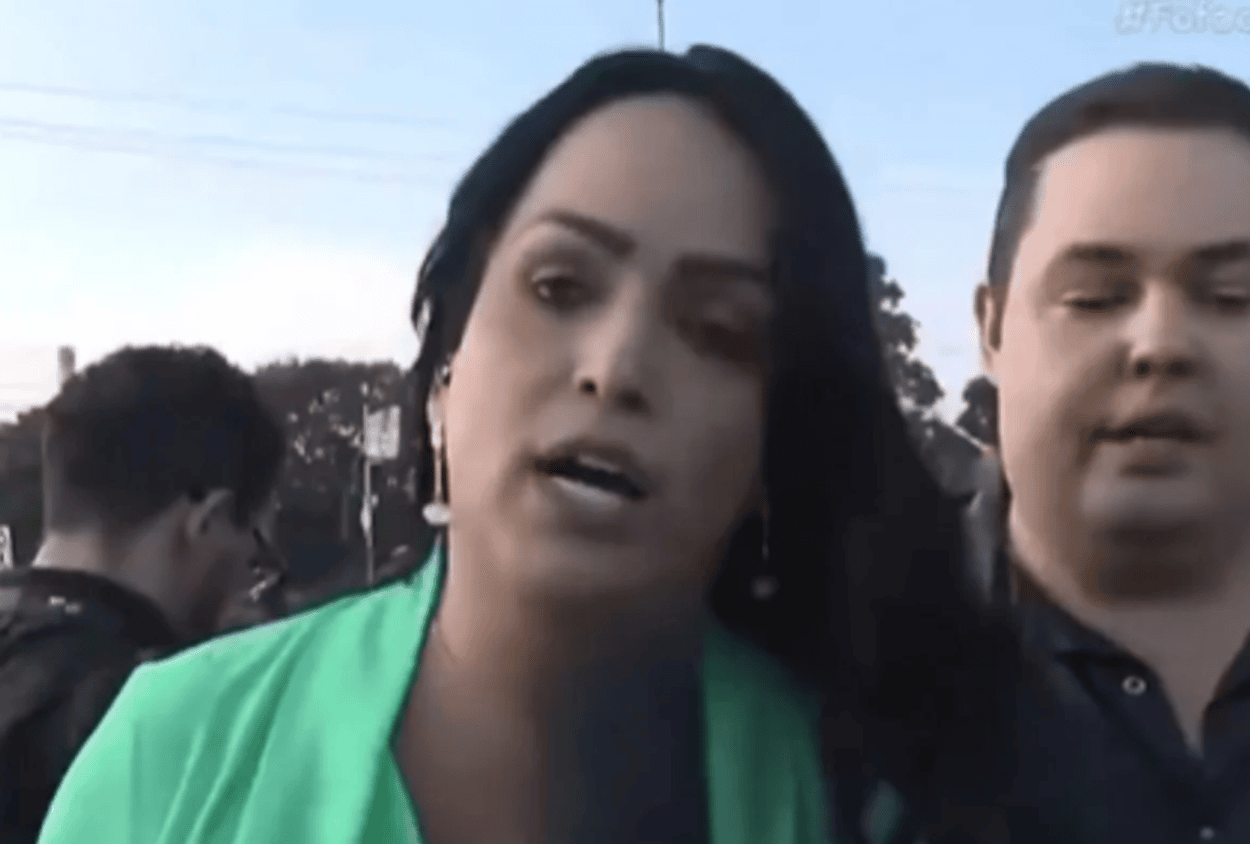 Repórter do SBT diz ter sido hostilizada por seguranças de MC Ryan após decreto de prisão