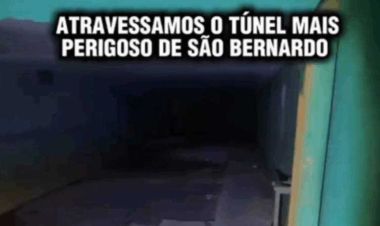 Túnel na Via Anchieta repercute na internet após vídeo de influenciador de São Bernardo
