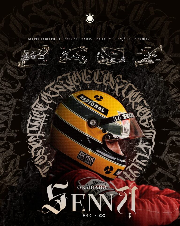 Corinthians homenageia Ayrton Senna
