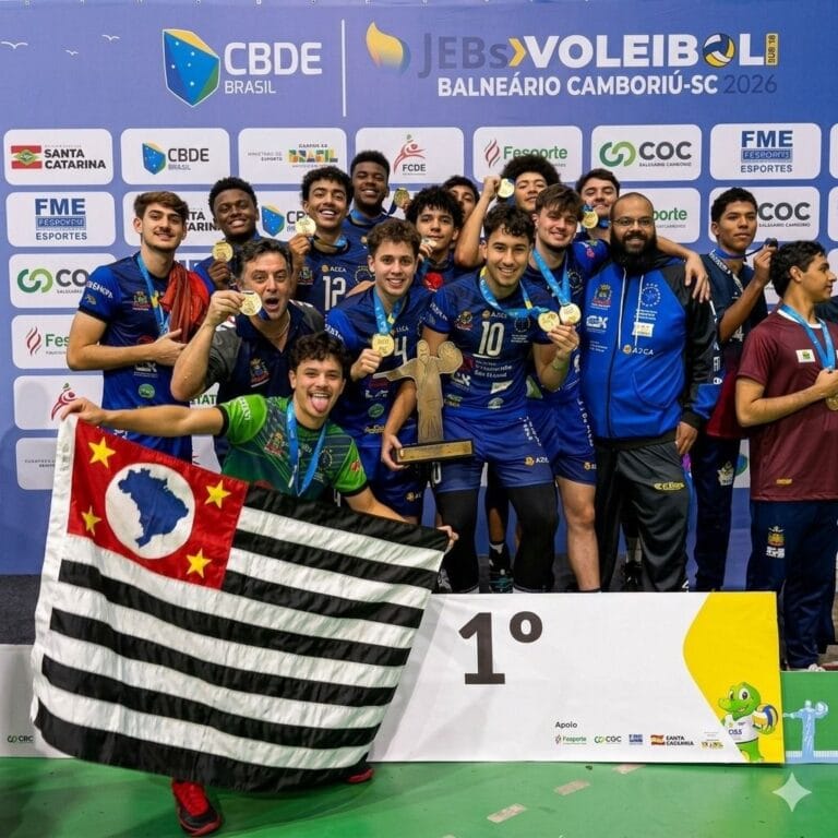 Vôlei Mauá Sub-18 conquista título brasileiro escolar