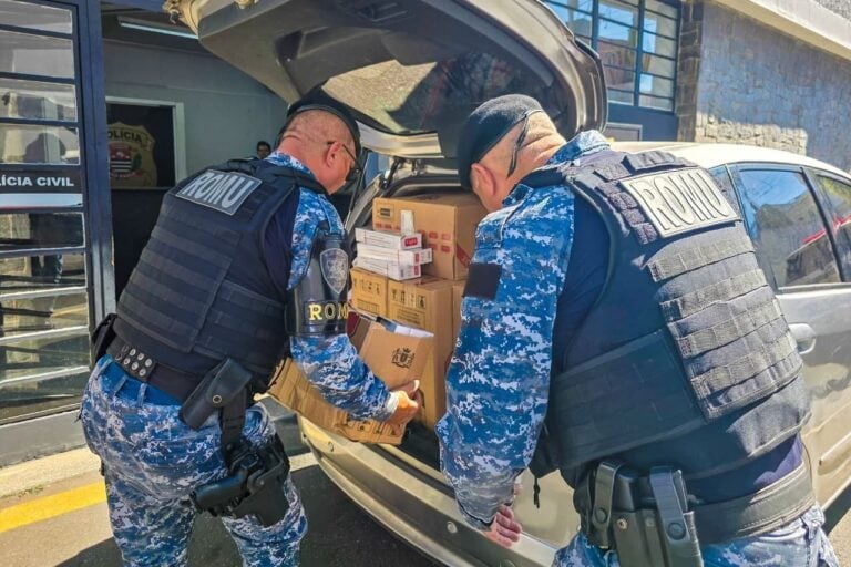 GCM de São Caetano apreende carga de cigarros contrabandeados durante Operação Bloqueio no Bairro Fundação