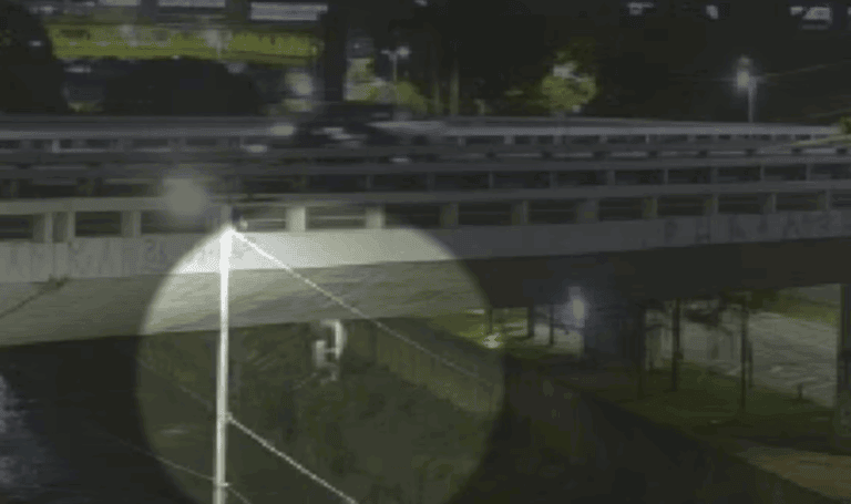 Homem morre após carro cair no Rio Tamanduateí em acidente na avenida do Estado