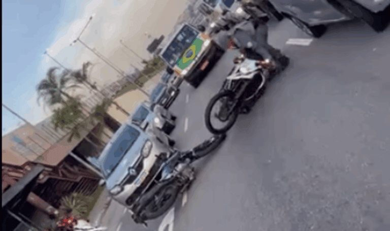 Criminoso é preso após roubo de moto e perseguição na Avenida Rotary, em São Bernardo