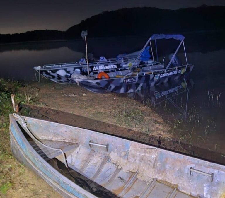 Guarda Ambiental de São Bernardo prende homem por pesca ilegal e porte de arma na Represa Billings