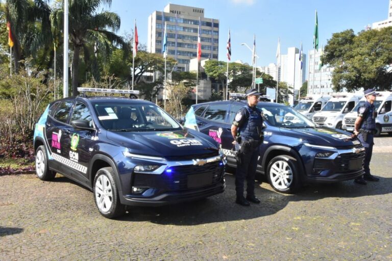 Santo André realiza operação policial e entrega duas viaturas da Patrulha Maria da Penha