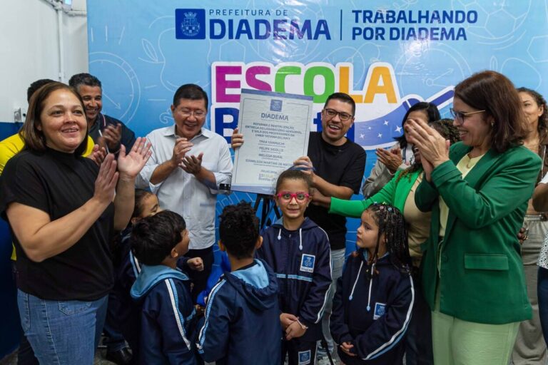 Taka entrega a EMEB Tatiana Belinky totalmente reformada em Diadema