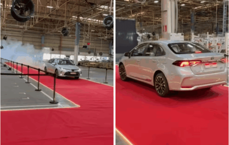 Fim de uma era: Em tapete vermelho, Toyota apresenta último Corolla produzido em Indaiatuba após 28 anos