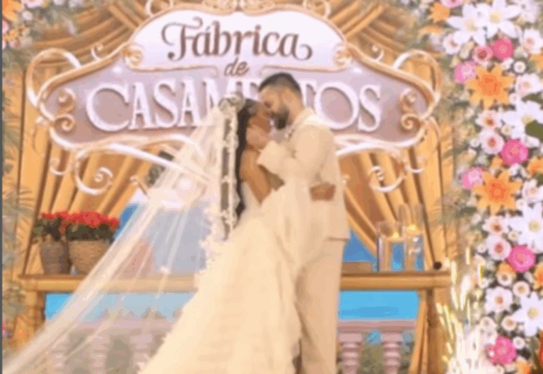 Casal de São Bernardo emociona no 'Fábrica de Casamentos', do SBT, com festa latina e história de amor nascida na dança