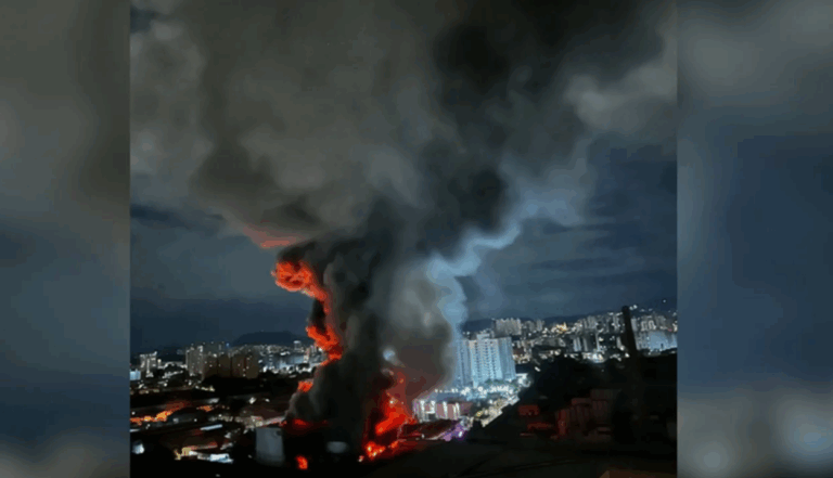 Incêndio destrói galpões de autopeças de 10 mil m² na Lapa, Zona Oeste de SP
