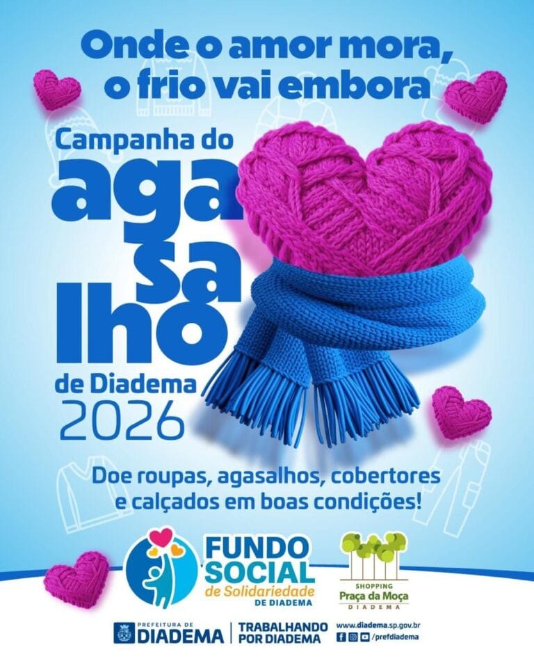 Campanha do Agasalho de Diadema vai até 7 de agosto