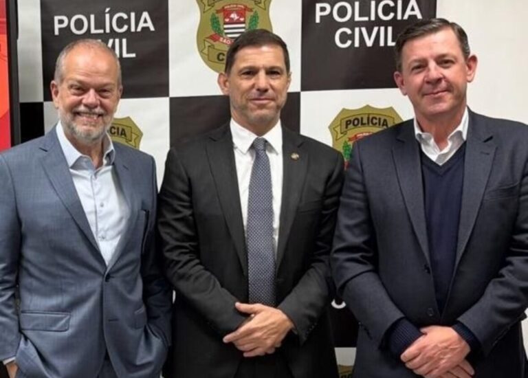 Tite Campanella se reúne com delegado-geral da Polícia Civil do Estado de São Paulo