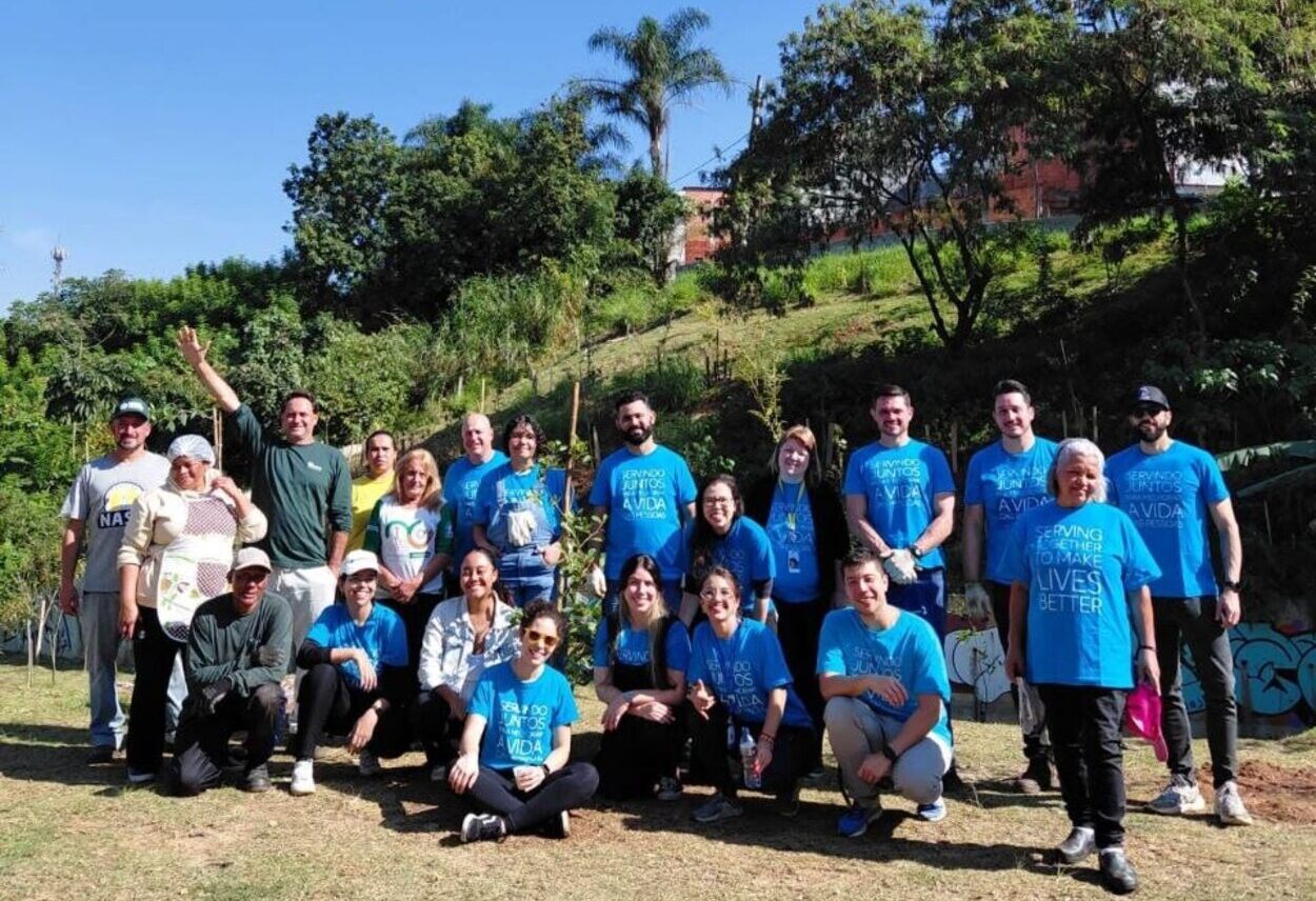 Iniciativa da Braskem em parceria com o Coletivo NASA e o Semasa, mobilizou voluntários em atividade em Santo André