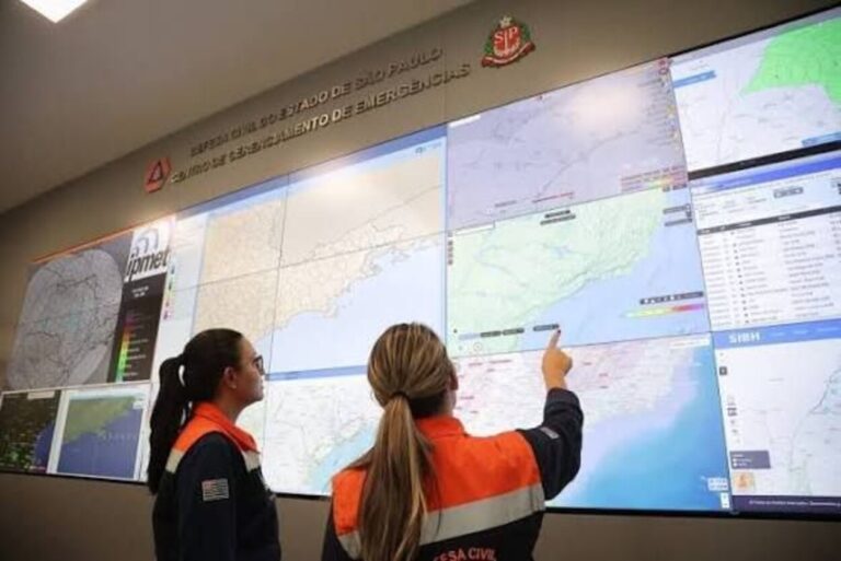 Defesa Civil alerta para primeira frente fria do inverno com chuva, ventos e queda de temperatura no estado de São Paulo