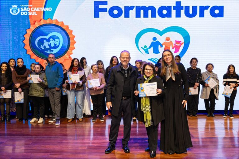 Fundo Social de São Caetano realiza Formatura dos alunos dos cursos de capacitação do primeiro semestre