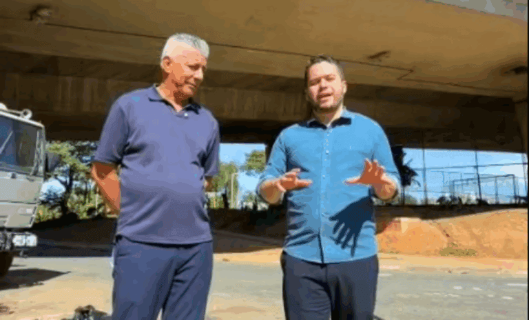 Gilvan Ferreira determina grande operação de limpeza em viaduto na divisa entre Santo André e São Bernardo