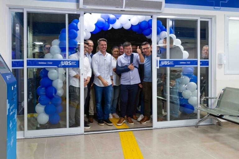 Prefeito Taka entrega UBS Centro revitalizada e ampliada após investimento de R$ 4 milhões em Diadema. Foto: