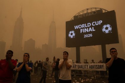 Fumaça de incêndios causa alerta antes da final da Copa em Nova York